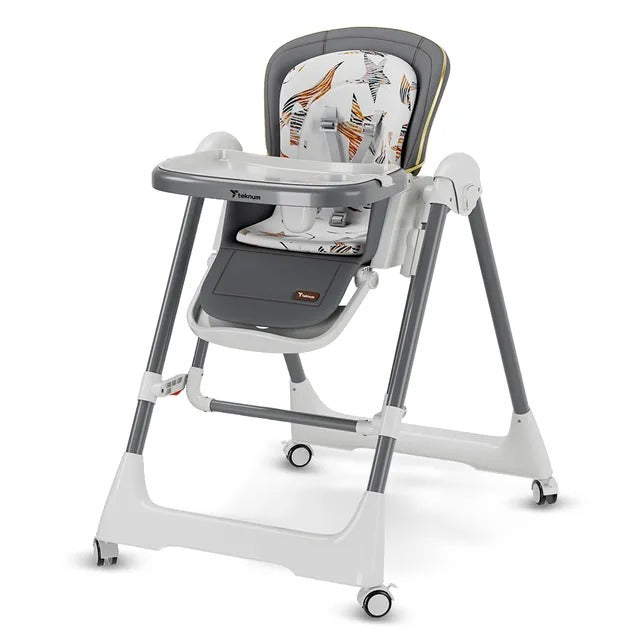 Teknum 5-in-1 Convertible Swing And High Chair - Grey