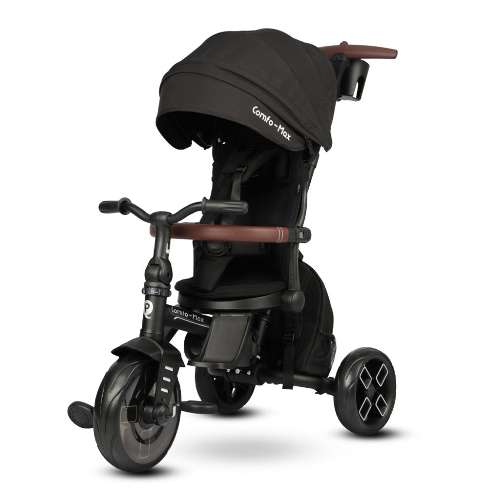 Qplay Comfo Max Black Tricycle 7 In 1 (10 Months+)