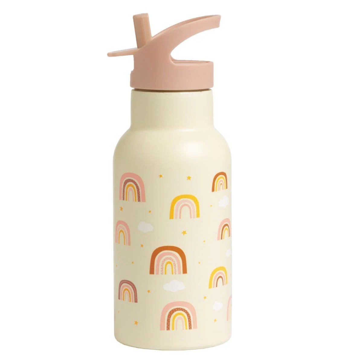 A Little Lovely Company Double Wall Insulated Water Bottle (350ml, Unicorn Dreams)