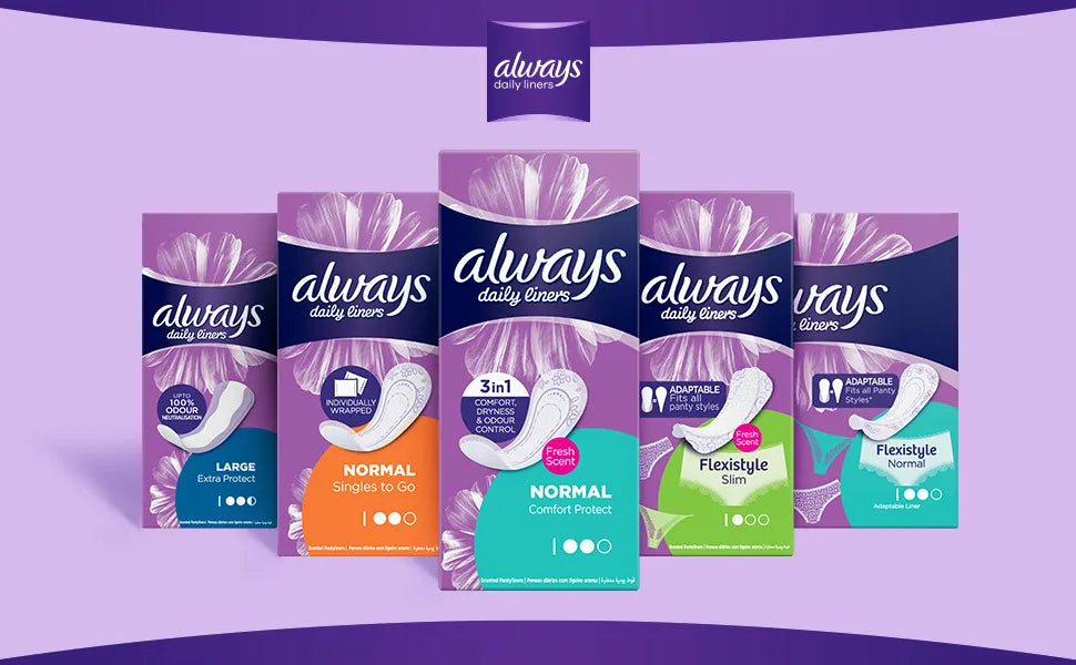 Always Liners Large Unscented (16 Pcs)