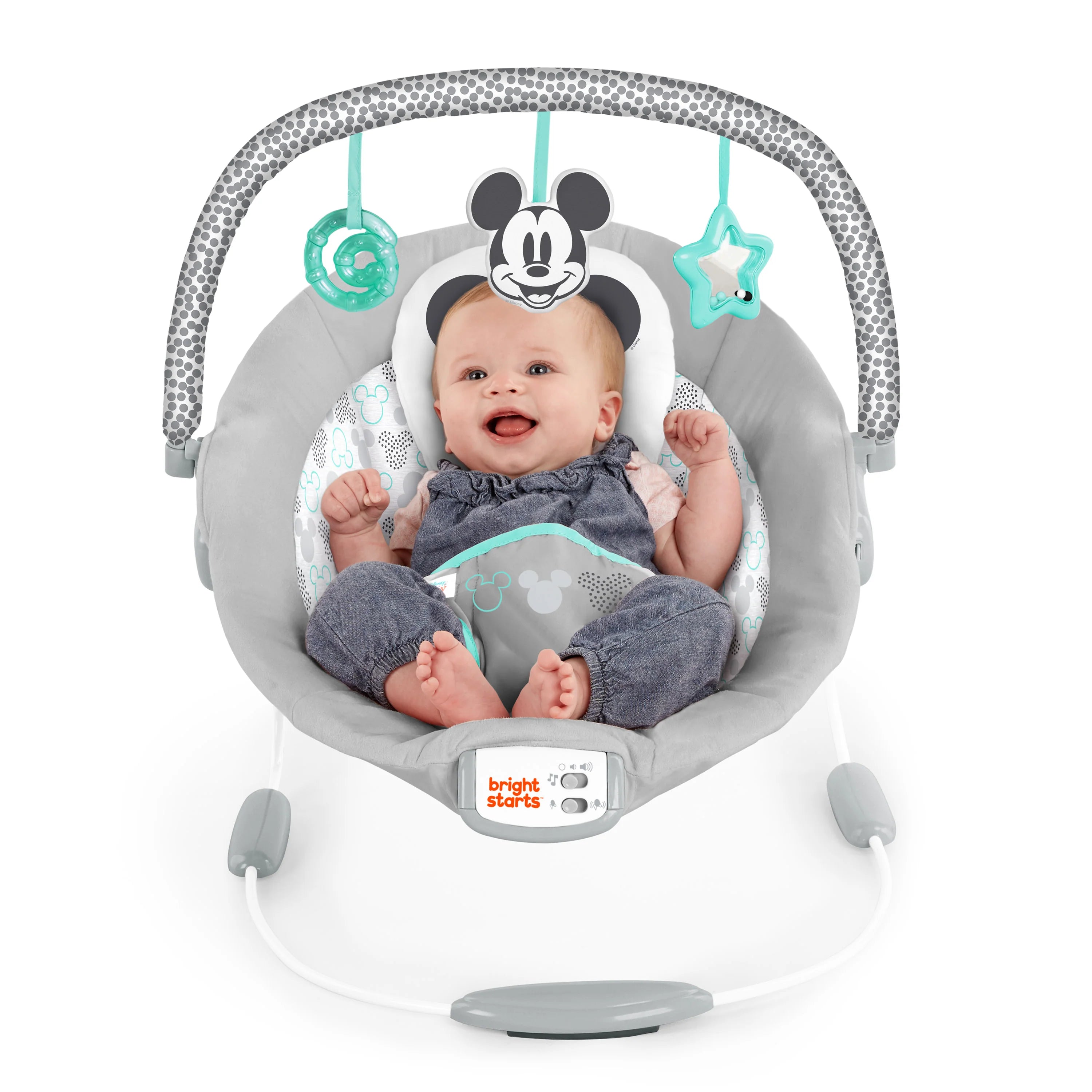 Bright Starts Mickey Mouse Cloudscapes Comfy Bouncer