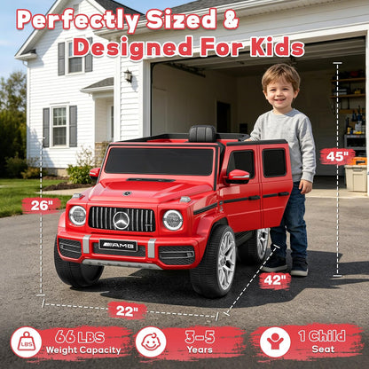 Tobbi Kids Mercedes-Benz G63 Electric Ride-On Car