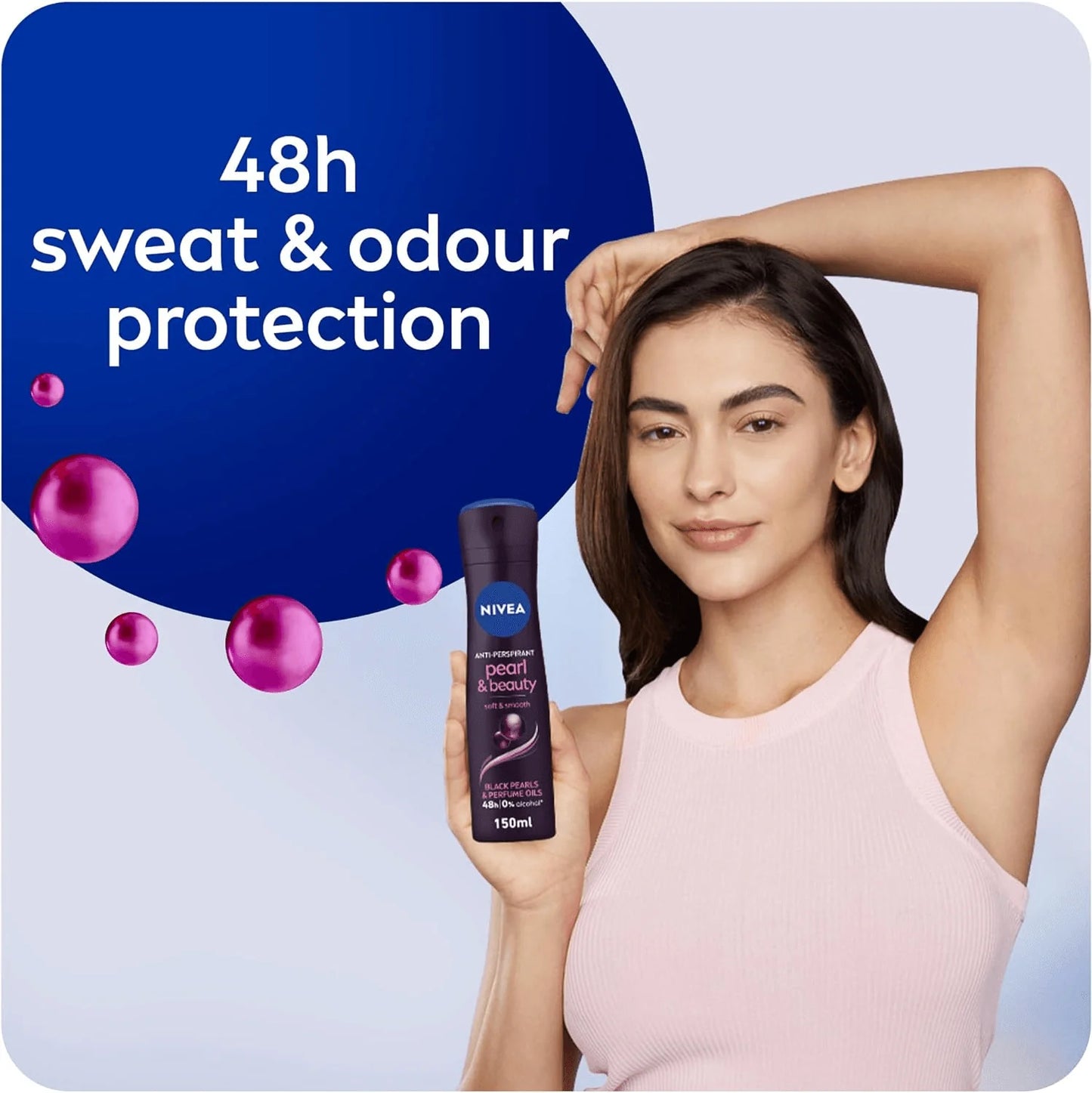Nivea Female Deo Spray Pearl & Beauty Black (150ml)