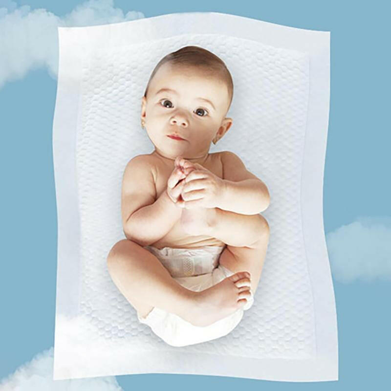 Little Story Disposable Diaper Mats for Changing - Pack of 100pcs
