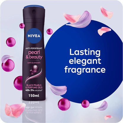 Nivea Female Deo Spray Pearl & Beauty Black (150ml)