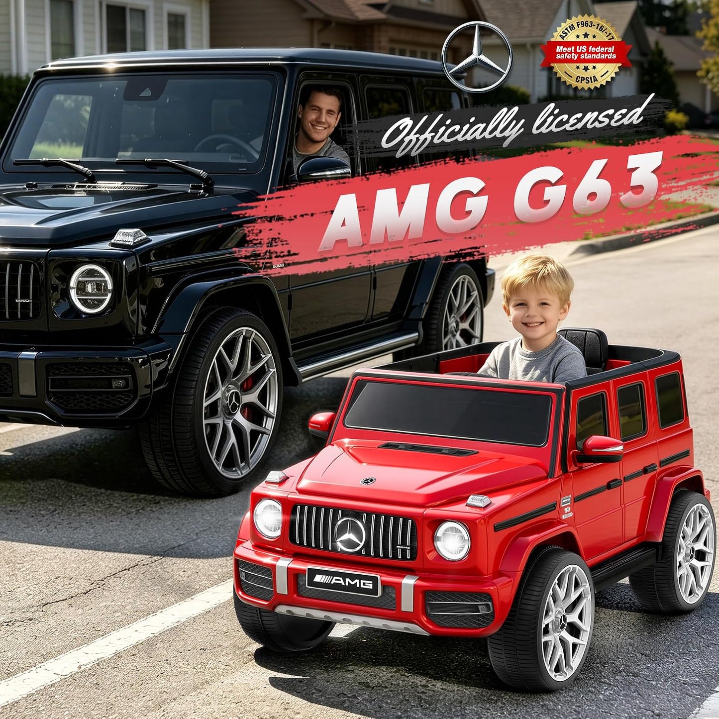 Tobbi Kids Mercedes-Benz G63 Electric Ride-On Car