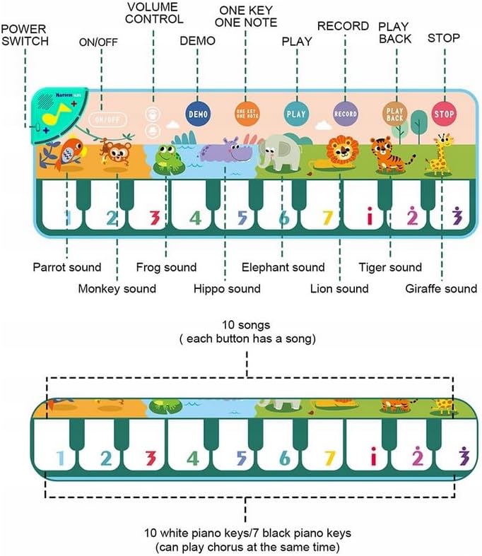 Winfun Step-to-Play Junior Piano Mat