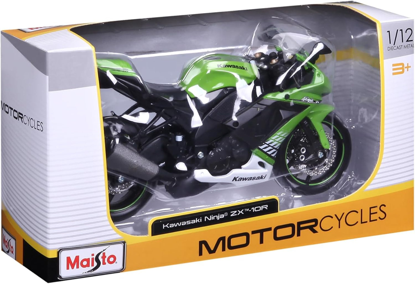 Maisto 1:12 2010 Kawasaki Ninja ZX-10R Die-Cast Motorcycle