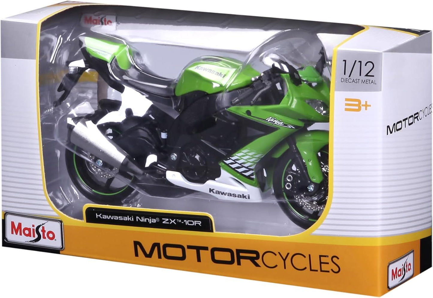 Maisto 1:12 2010 Kawasaki Ninja ZX-10R Die-Cast Motorcycle