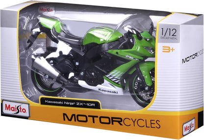 Maisto 1:12 2010 Kawasaki Ninja ZX-10R Die-Cast Motorcycle