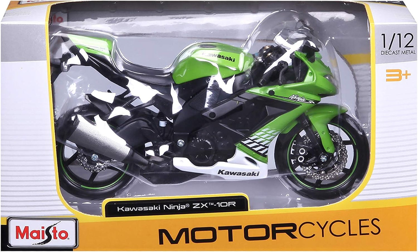Maisto 1:12 2010 Kawasaki Ninja ZX-10R Die-Cast Motorcycle