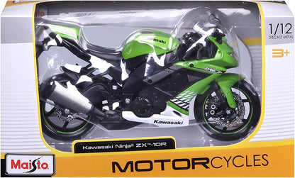 Maisto 1:12 2010 Kawasaki Ninja ZX-10R Die-Cast Motorcycle