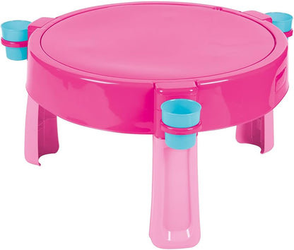 DOLU 3-in-1 Sand, Water & Creativity Activity Table – Pink