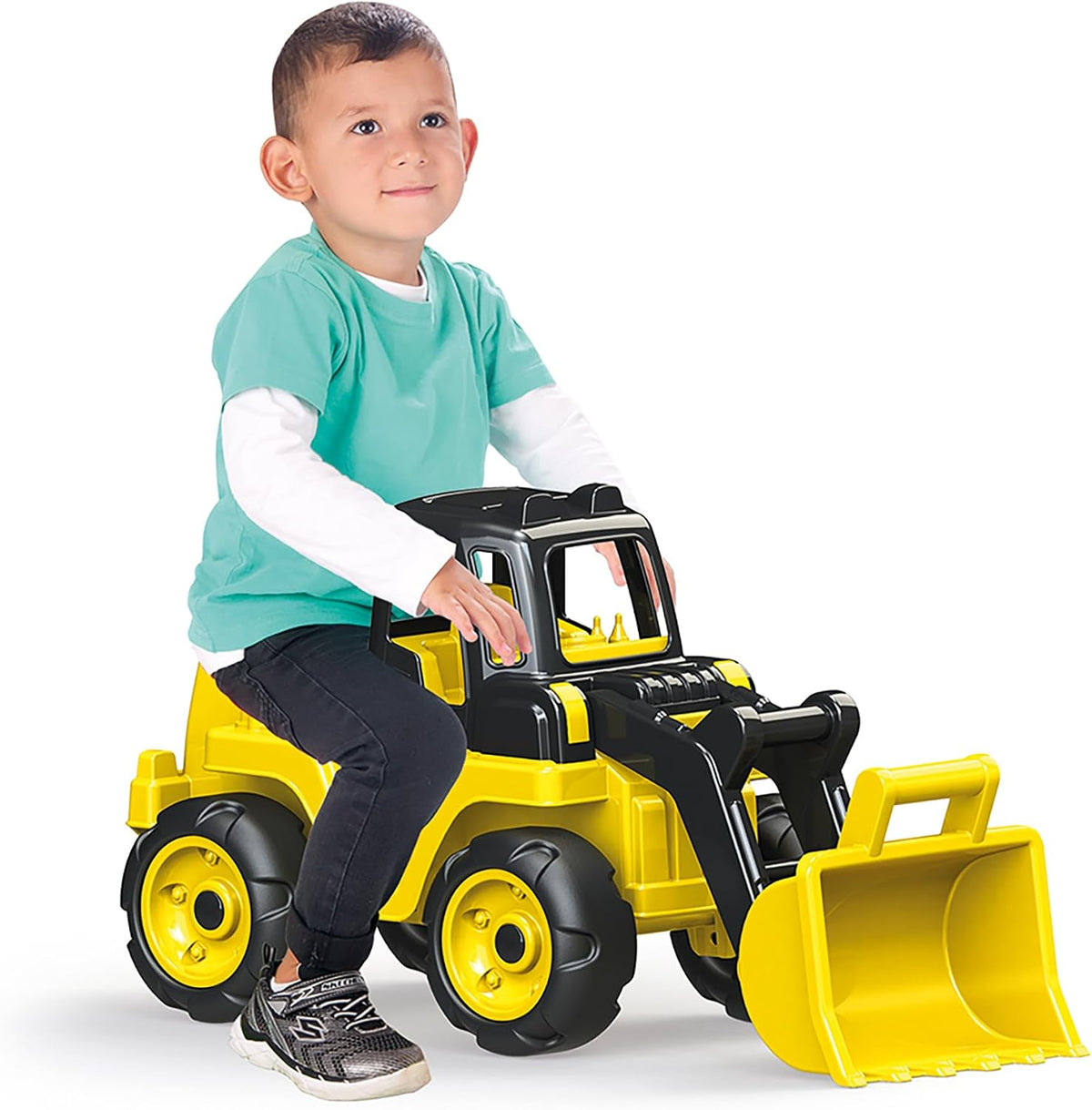 DOLU Excavator Super Loader Ride-On Toy – Yellow