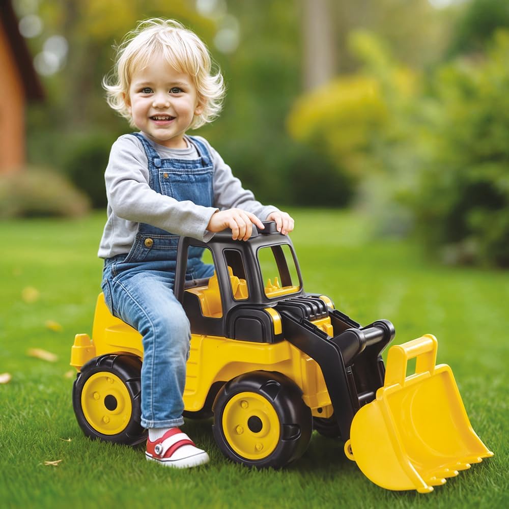DOLU Excavator Super Loader Ride-On Toy – Yellow
