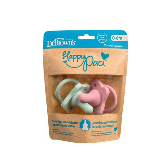 Dr Brown HappyPaci Silicone Pacifier (0-6m)