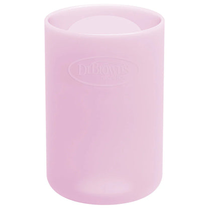 جراب رضاعة زجاجية للأطفال بخيارات+ للتدفق الطبيعي من Dr. Brown's ‏(4oz/120ml)