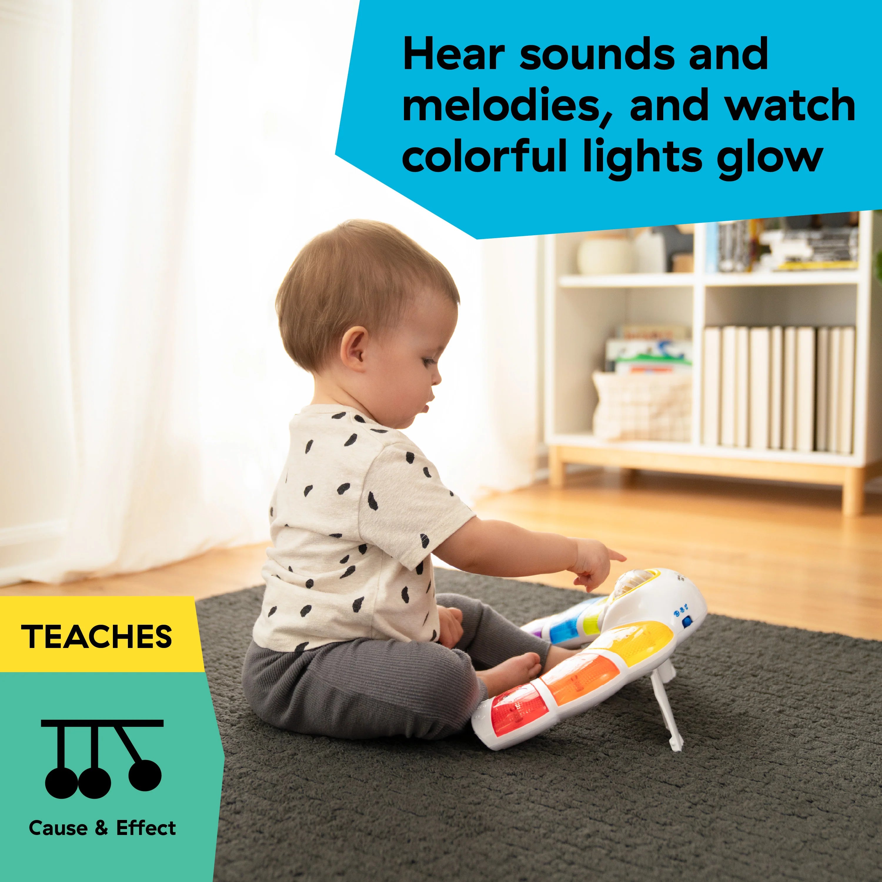 Baby Einstein Glow & Discover Light Bar Activity Station