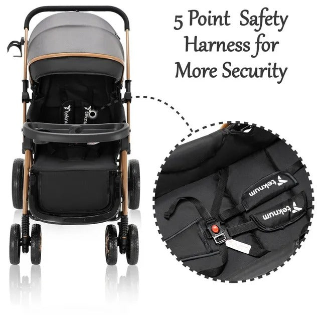 Teknum Reversible Trip2 Stroller – Grey
