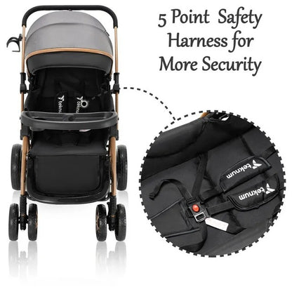 Teknum Reversible Trip2 Stroller – Grey