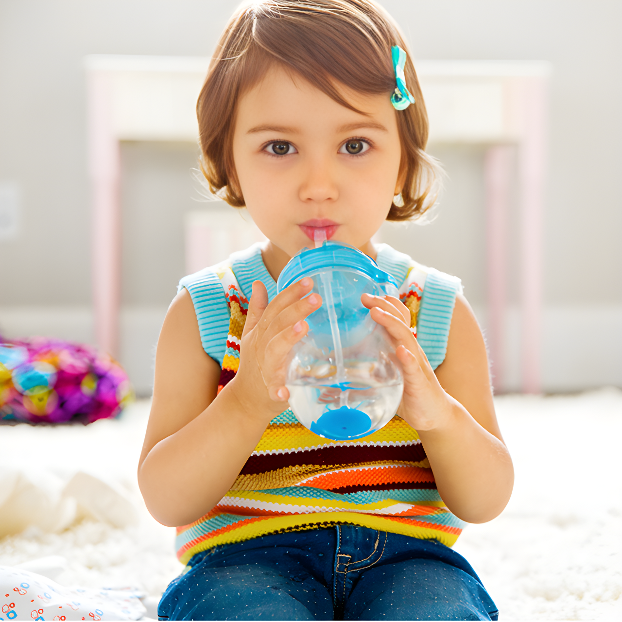 Munchkin Click Lock Tip & Sip Straw Cup Set (10oz)