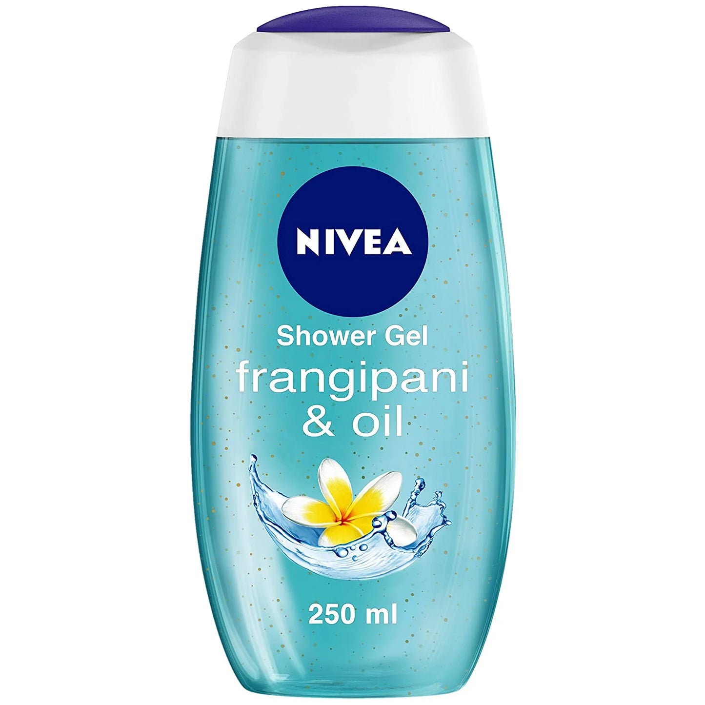 غسول استحمام نيفيا برائحة زهرة الفرنجيباني وزيت (250ml)