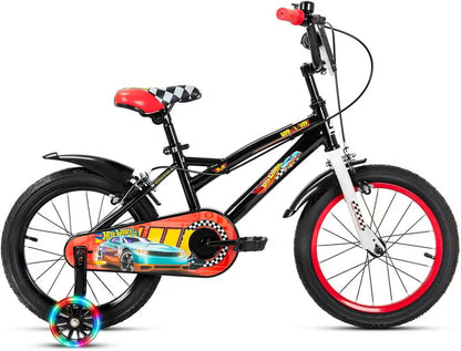 Mattel Hot Wheels 16-Inch Kids Bicycle with Training Wheels
