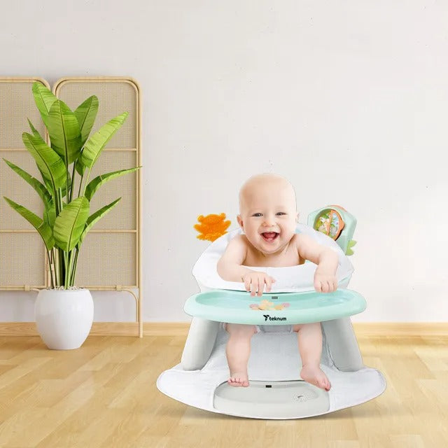 Teknum 2-in-1 Dining Chair Toddler Play Seat With Pedal Piano – Multicolor