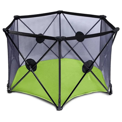 Baby Safe Foldable Playard – Green