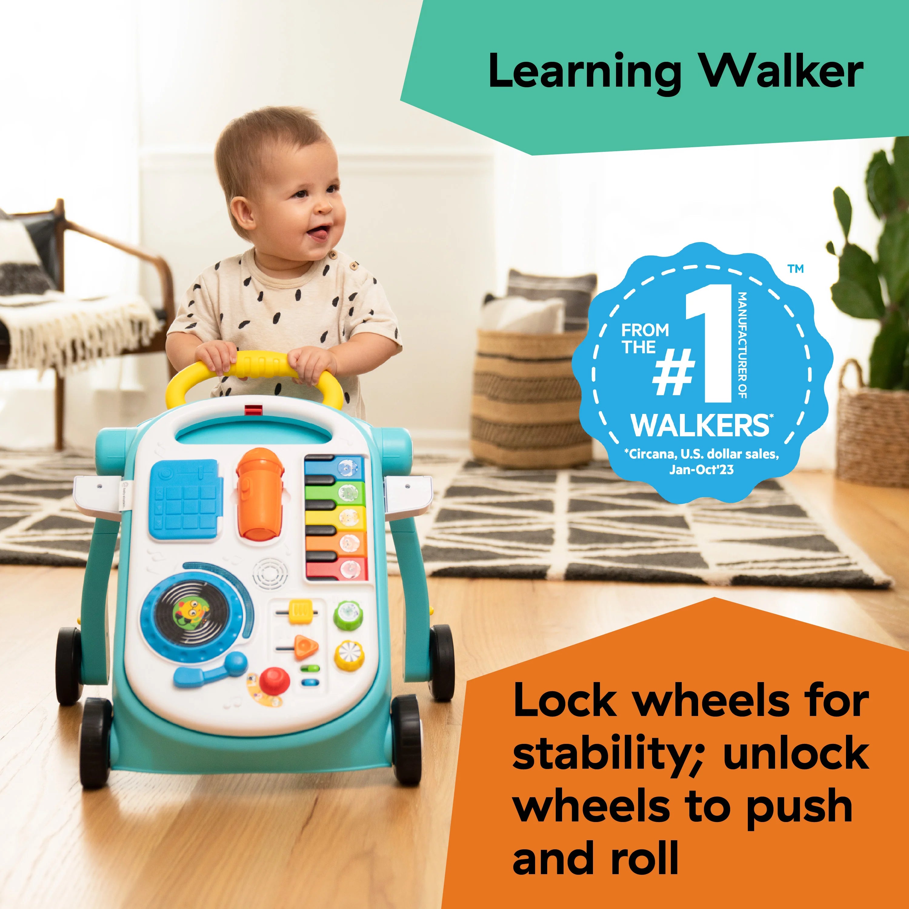 Baby Einstein Musical Mix ‘N Roll 4 In 1 Activity Walker