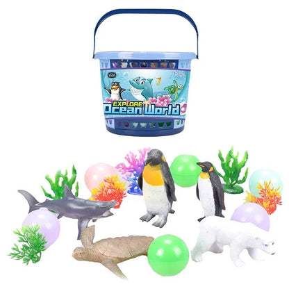Little Story Ocean World Bucket Set – 17Pcs
