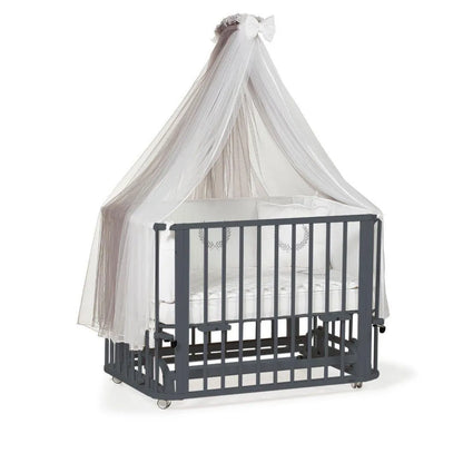 Egebaby 4 in 1 Baby Crib (Grey)