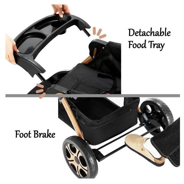 Teknum Reversible Trip2 Stroller – Grey