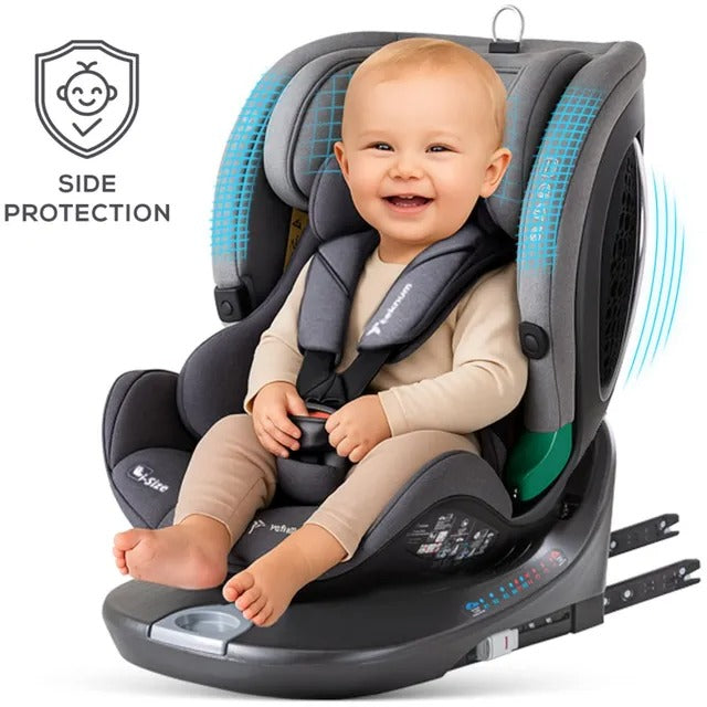 Teknum Evolve Prime iSize Car Seat With Isofix – Grey