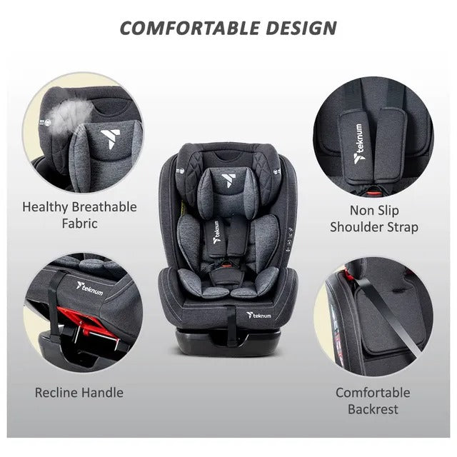 Teknum Evolve 2 Car Seat – Dark Grey