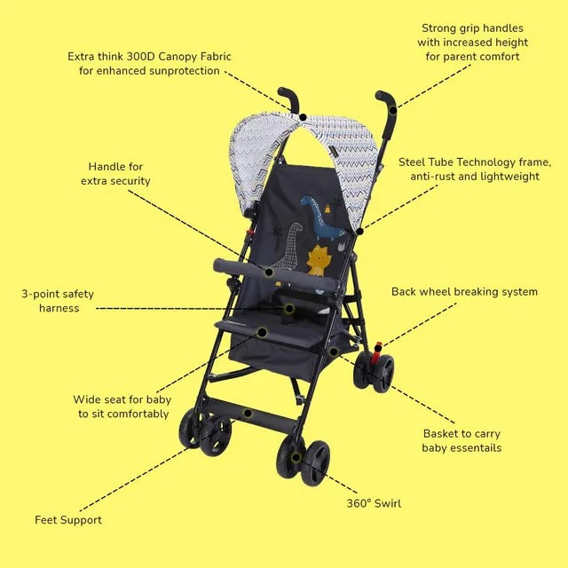 Little Story Playard, Stroller & Diaper Bag Set