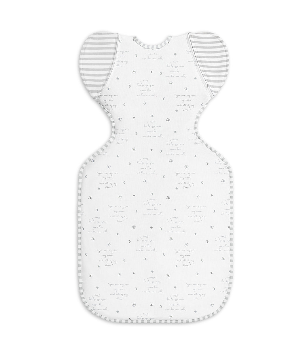 Love To Dream Swaddle UP Transition Bag Stretch Organic Cotton (You Are My White, 6 Months+, Large))