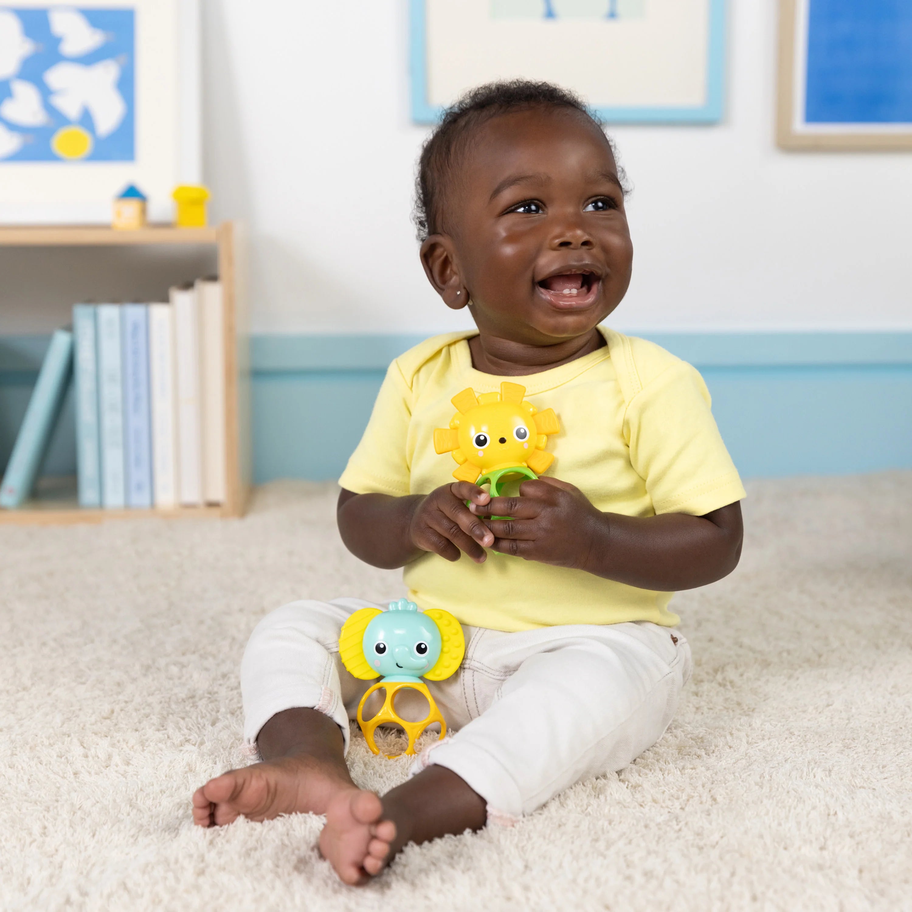 Bright Starts Oball Soothing Pals Peg Toy - Pack of 2