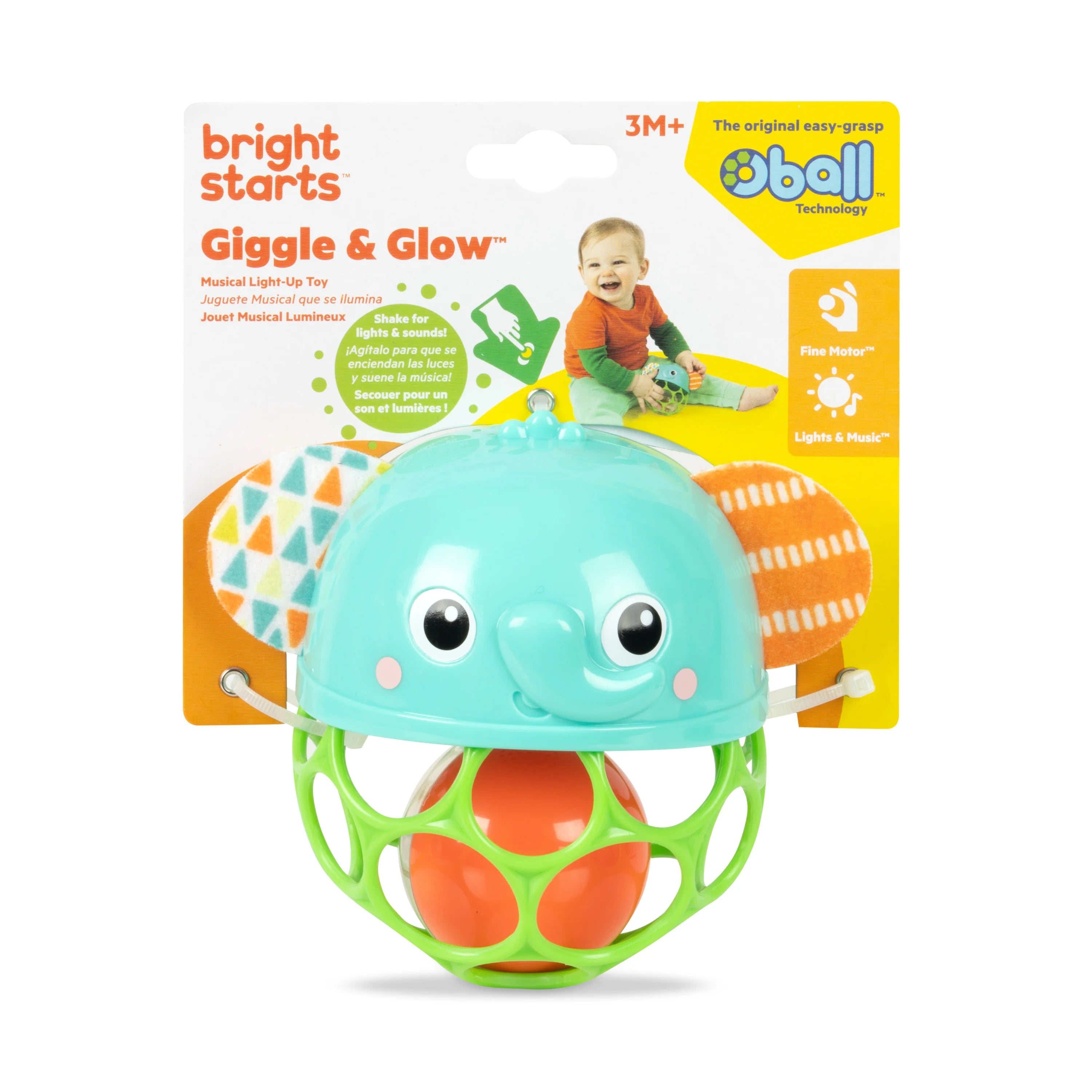 Bright Starts Giggle & Glow Musical Light Up Toy