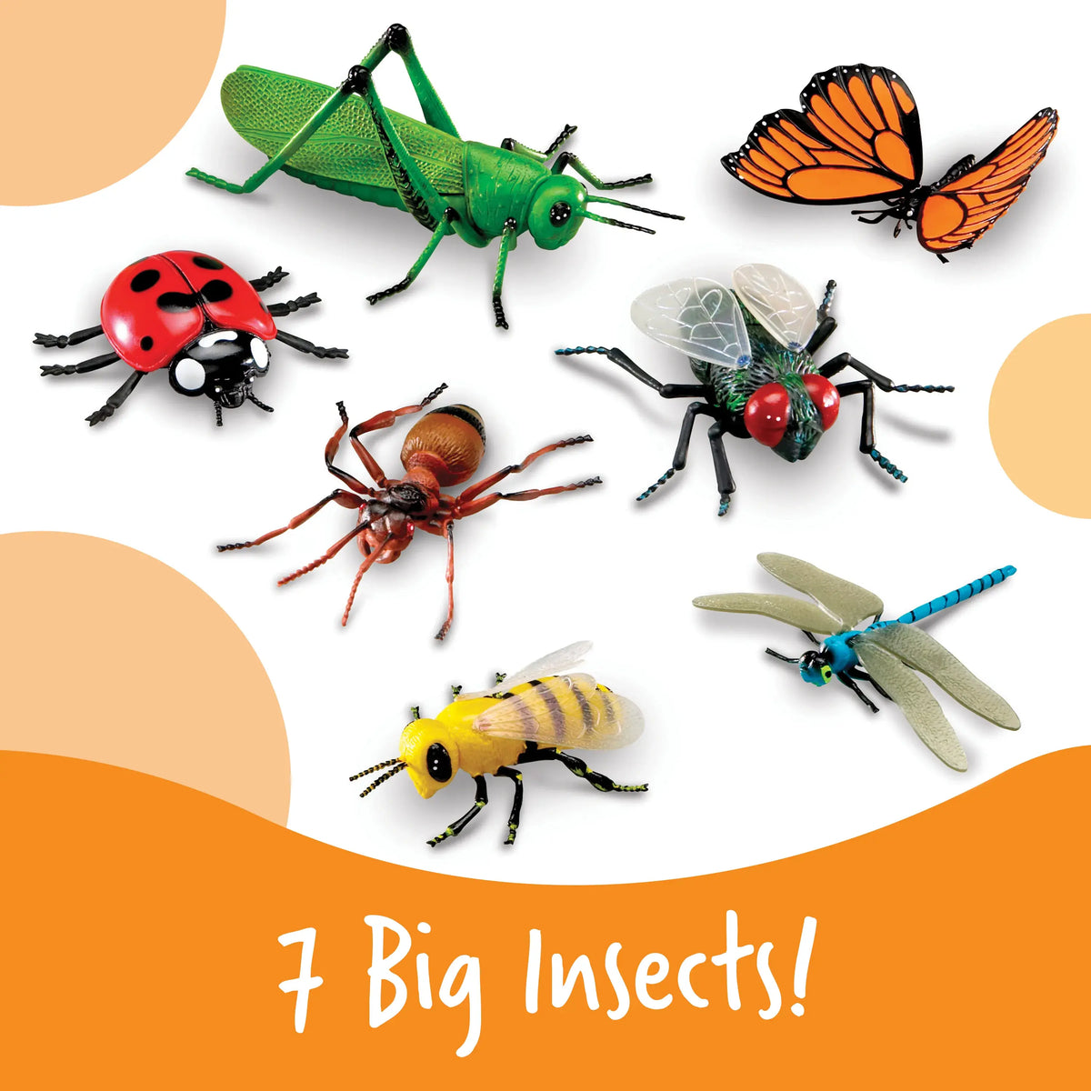 Learning Resources - Jumbo Insects Realistic Figures for Kids