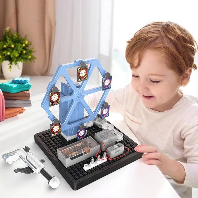 Little Story Electrical Rotating Bow And Arrow – 66 pcs, Blue