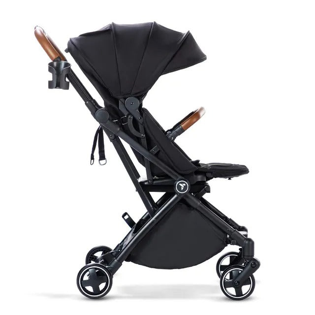 Teknum Black Compacto Auto-Fold 360° Reversible Stroller