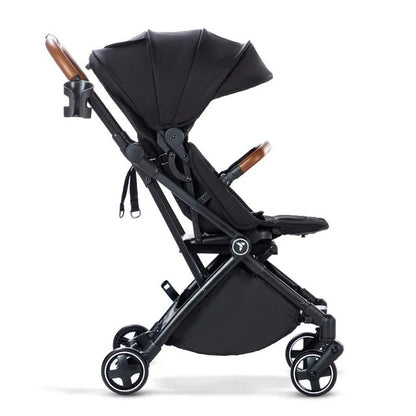 Teknum Black Compacto Auto-Fold 360° Reversible Stroller