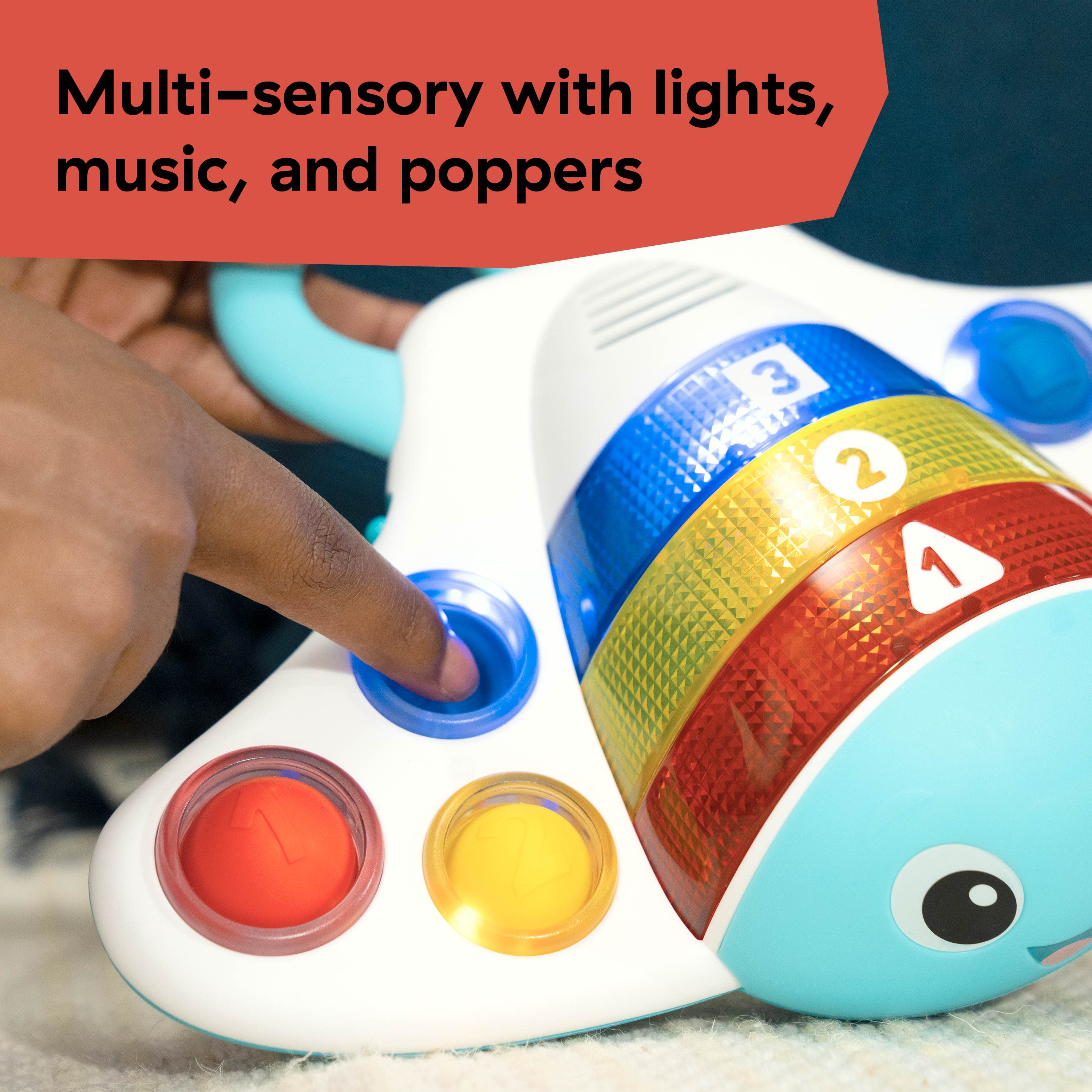 Baby Einstein Pop ‘N’ Explore Stingray Popper Toy