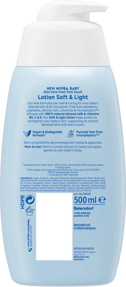 لوشن نيفيا للأطفال ناعم وخفيف (500ml)