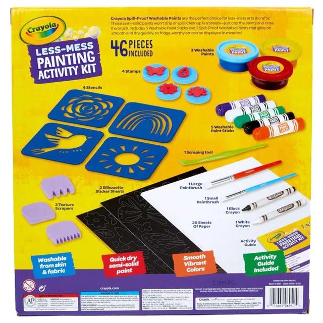 Crayola Less Mess Painting Activity Kit