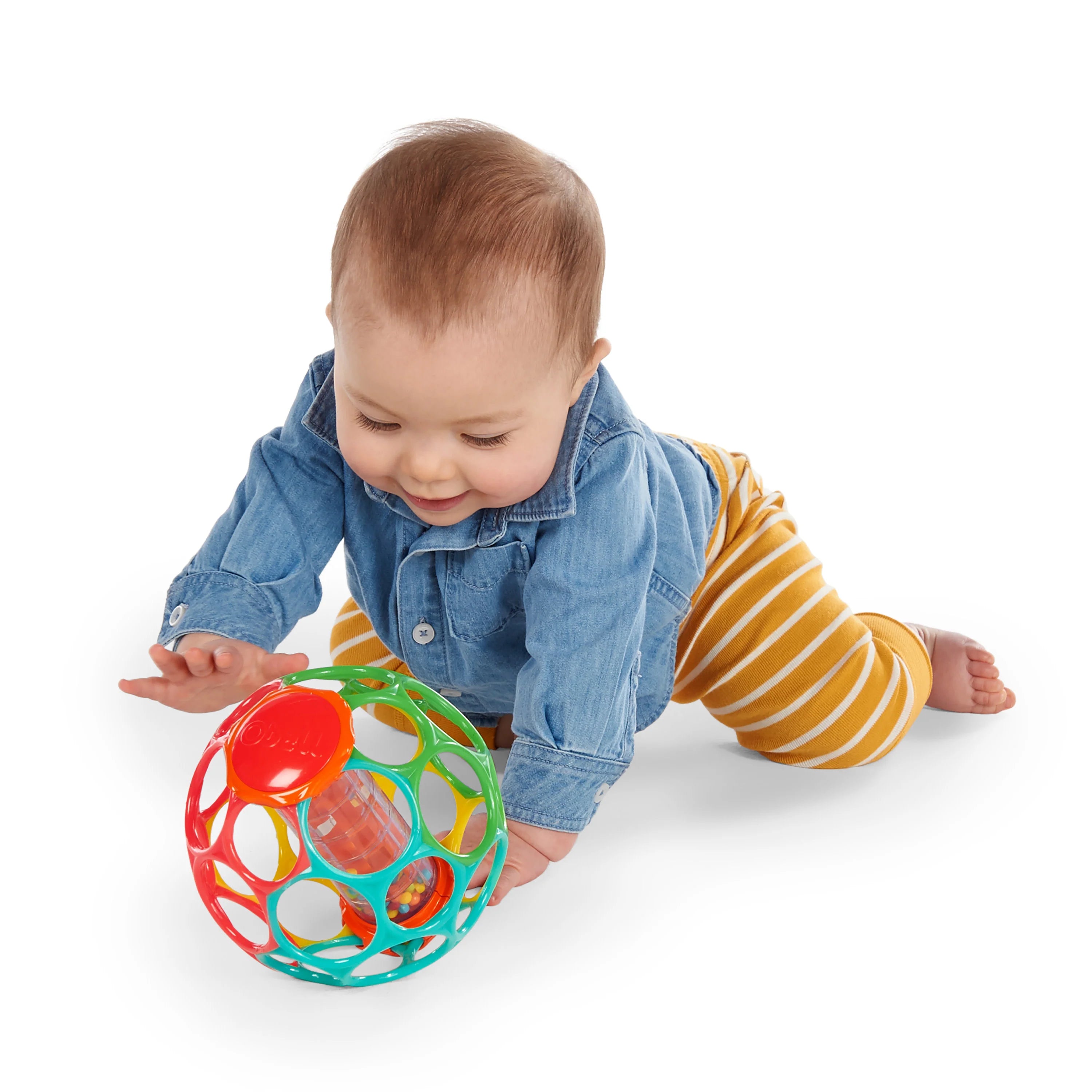 Bright Starts Rolling Rainstick Rattle