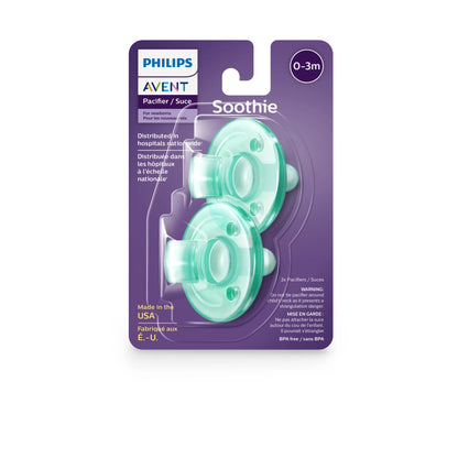 Philips Avent Soothie Orthodontic Baby Silicone Pacifiers (0-3 Months)