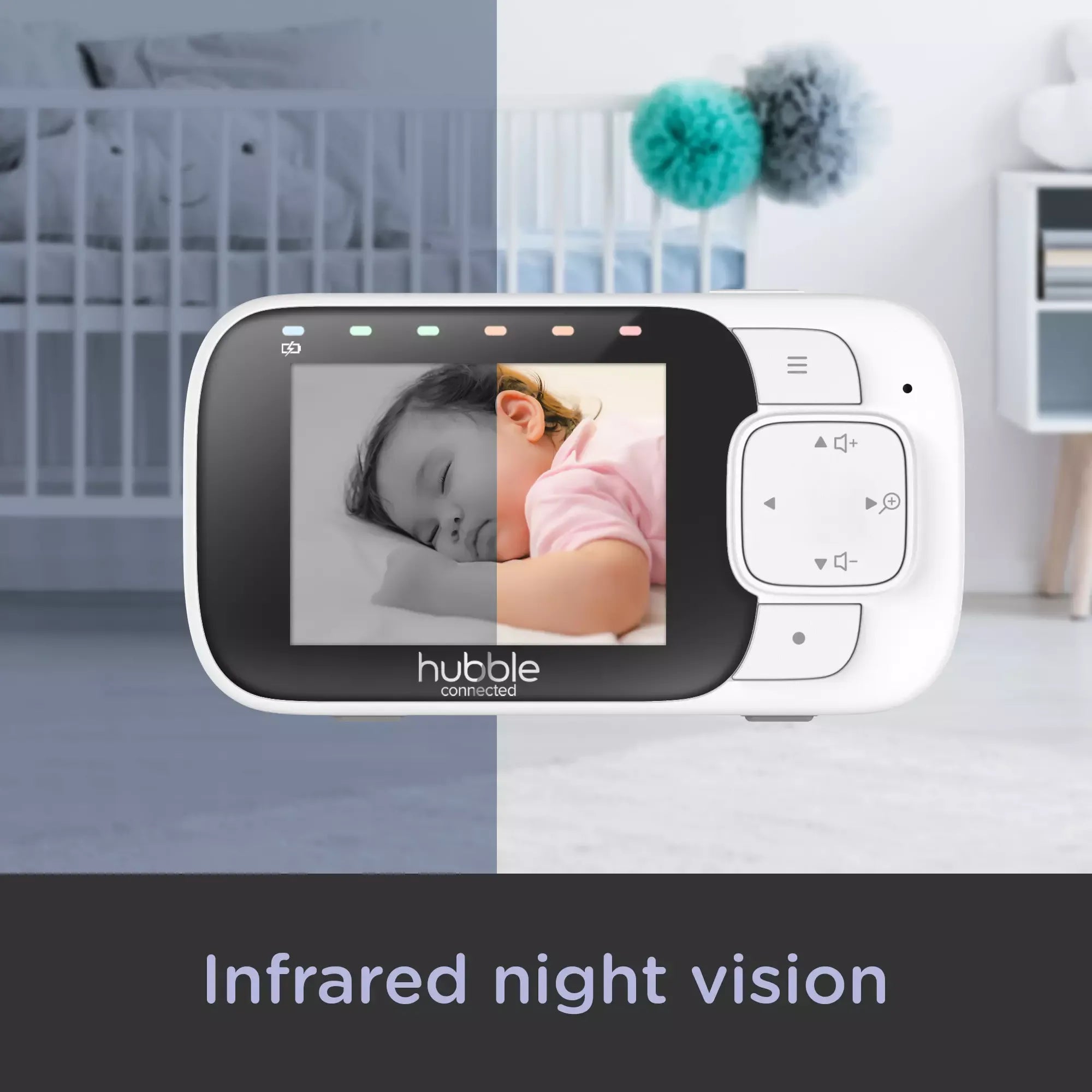 Hubble Pal Essential Baby Monitor (White)
