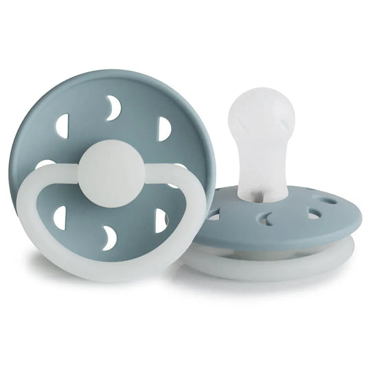 FRIGG Moon Phase Silicone Baby Pacifier Size 1 Night (0-6Months 1 Pack)